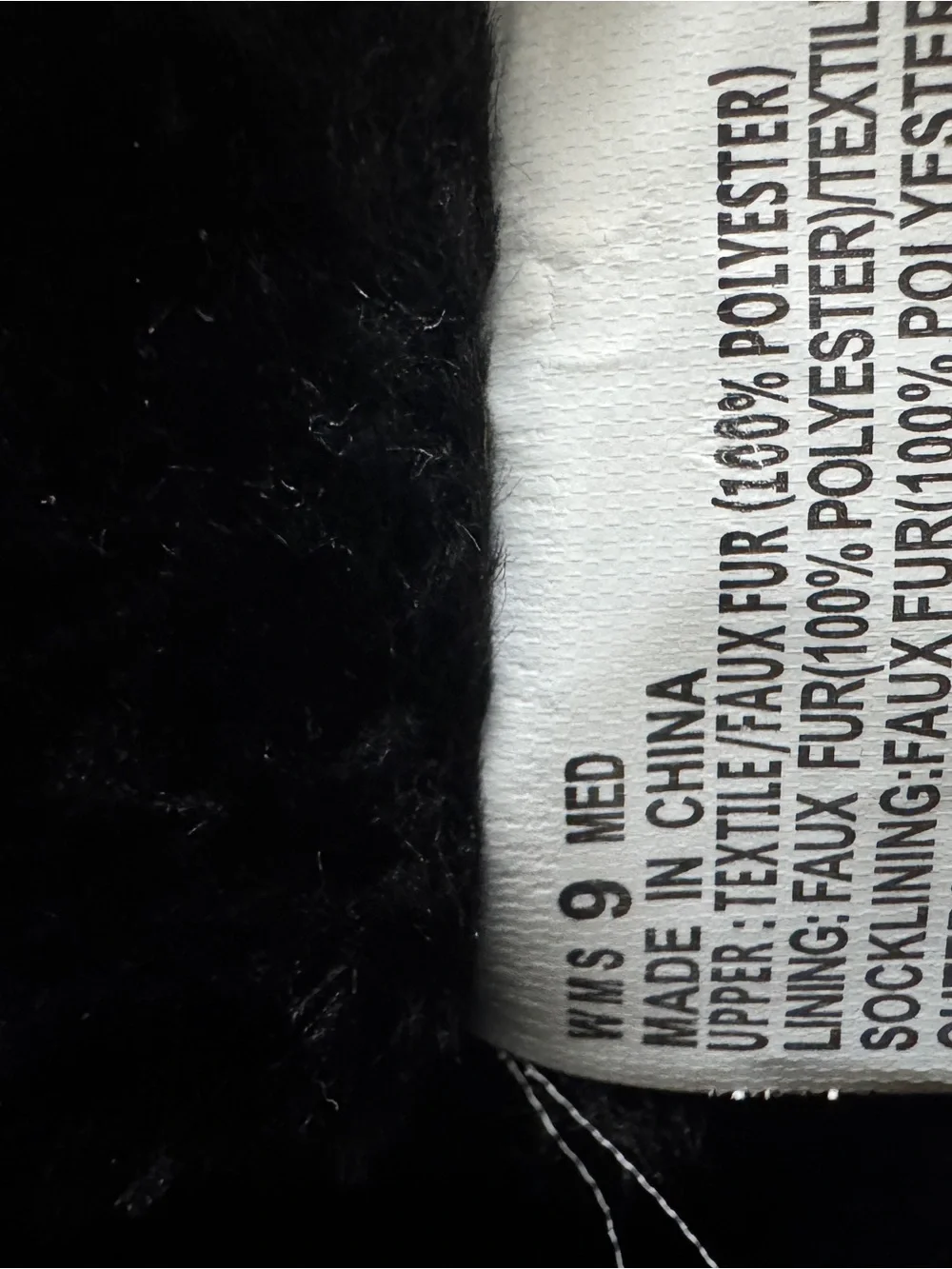 Kohl's Black Faux Fur Winter Boots with Button Accent